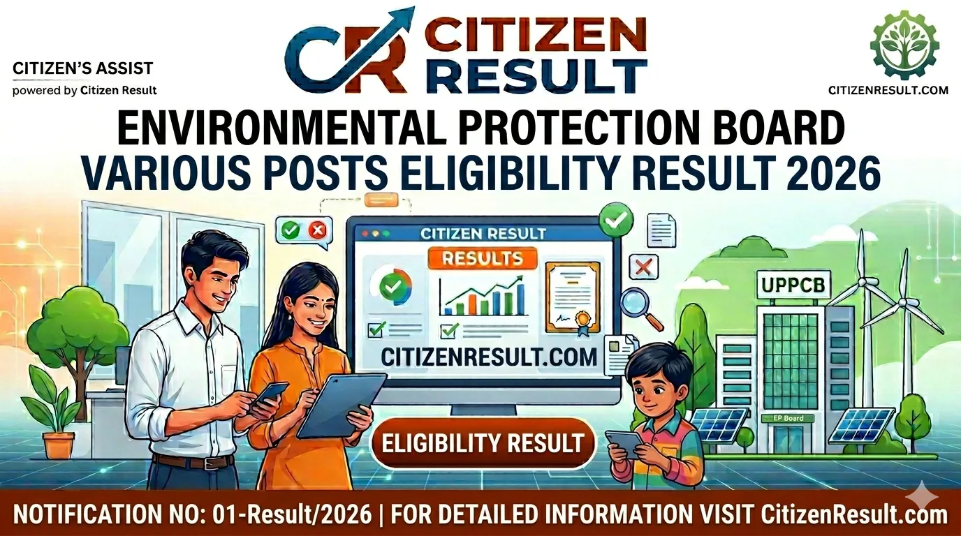 UPSSSC UP Pollution Control Board Various Post Eligibility Result 2026