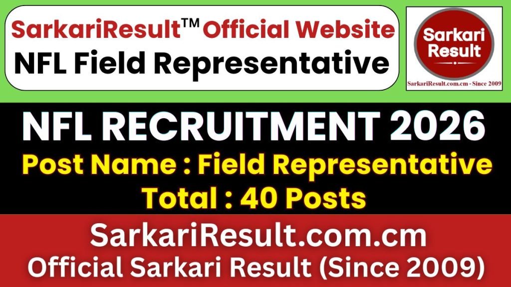 NFL Field Representative Recruitment 2026 Online Form